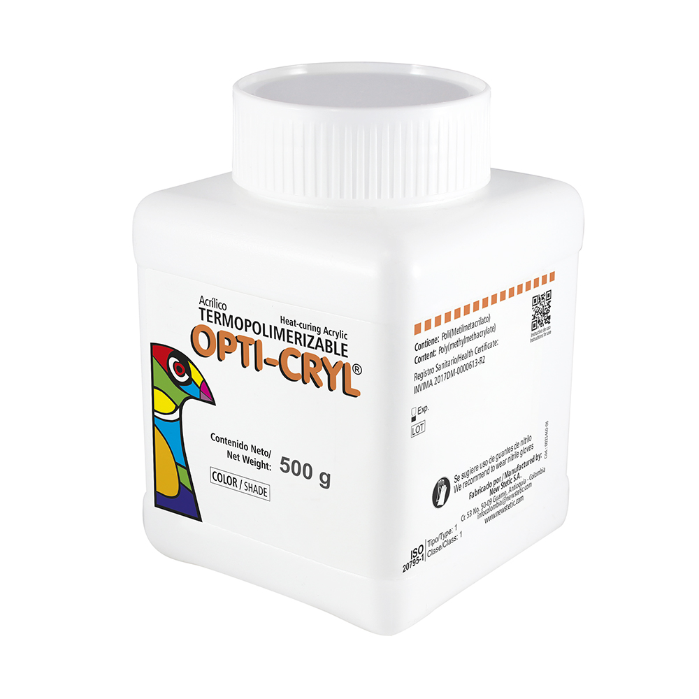 Opti-Cryl Heat Curing Denture Base Polymer - Newstetic USA - Dental supply  manufacturer.