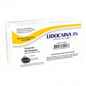 anestesico dental anestesia lidocaina 2%
