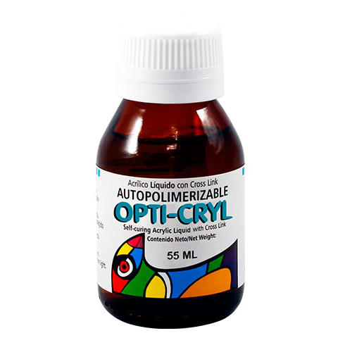 resina acrilica opti-cryl autopolimerizable