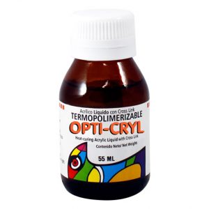 resina acrilica opti-cryl termopolimerizable
