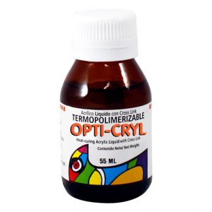 resina acrilica opti-cryl termopolimerizable