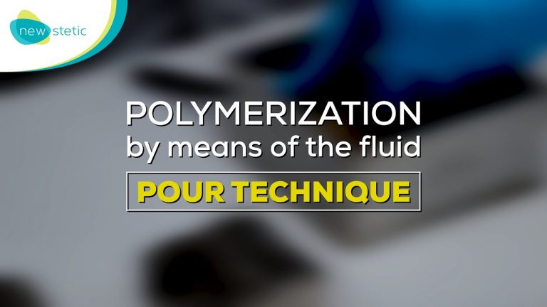 Polymerization by means of the fluid pour technique