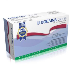 lidocaina e-50 anestesico dental